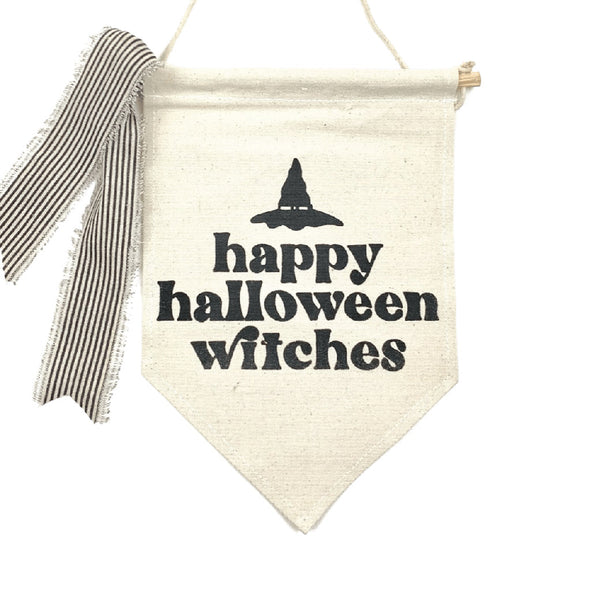 *SALE!* Happy Halloween Witches <br>Pennant