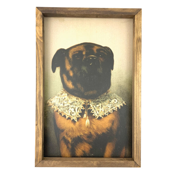 Baroque Dog <br>Framed Art