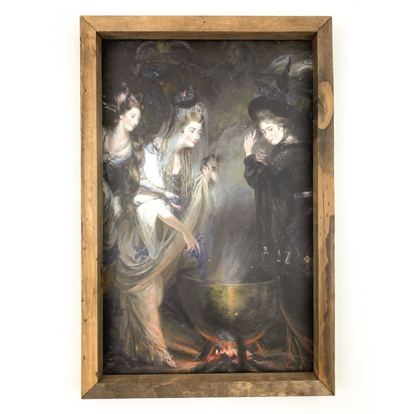 *SALE!* The Three Witches <br>Framed Art