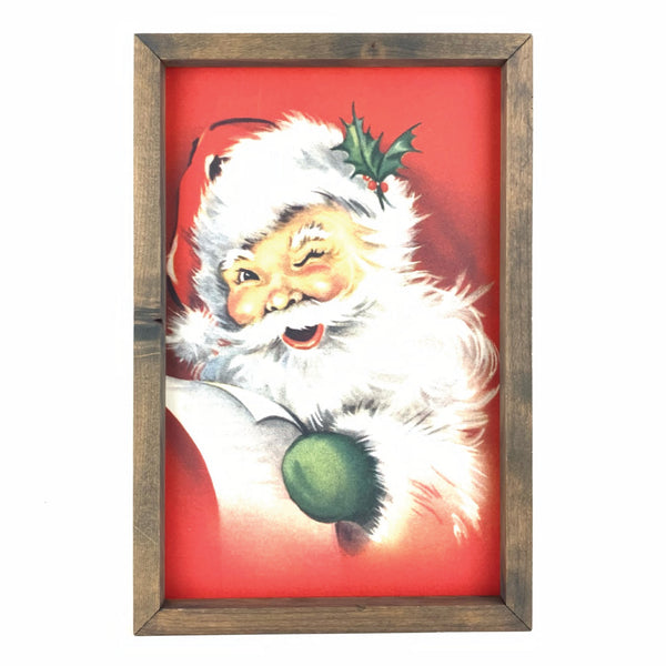 Vintage Santa Framed Print 12timbers