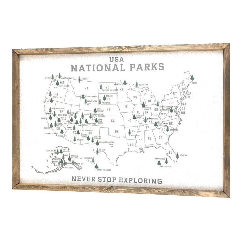 National Parks Pinboard