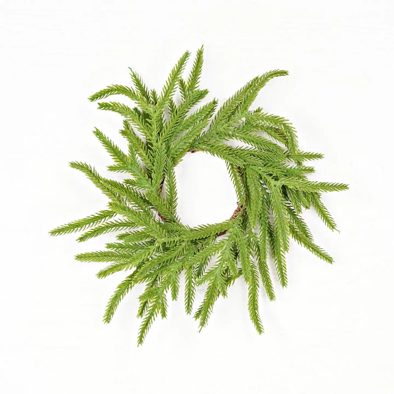 3.5" Soft Touch Norfolk Pine Ring Wreath