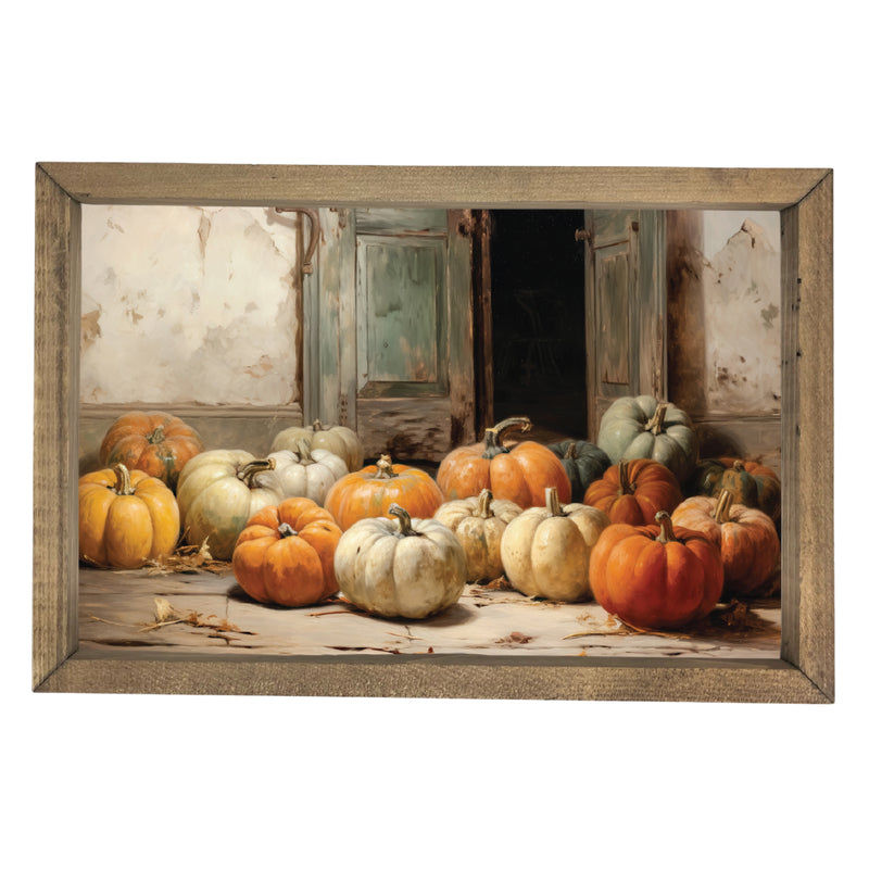 Pile of Pumpkins <br>Framed Art