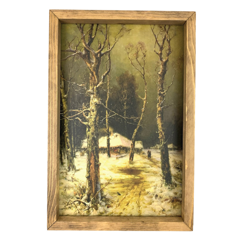 Winter in Russia <br>Framed Print