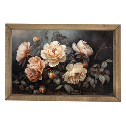Moody Fall Floral <br>Framed Art