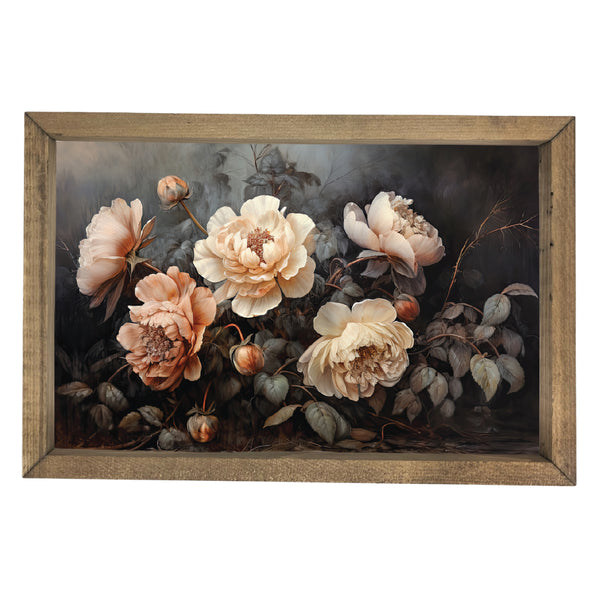 Moody Fall Floral <br>Framed Art