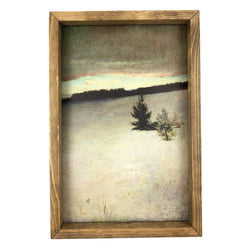 Snow Field <br>Framed Print