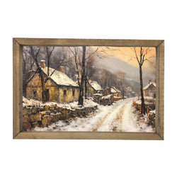 The Streets in Winter <br>Framed Art