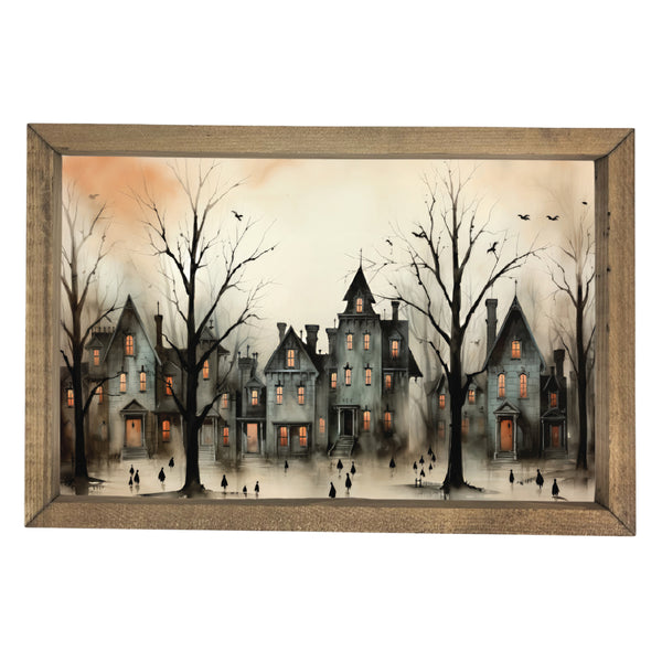 Spooky Street <br>Framed Art