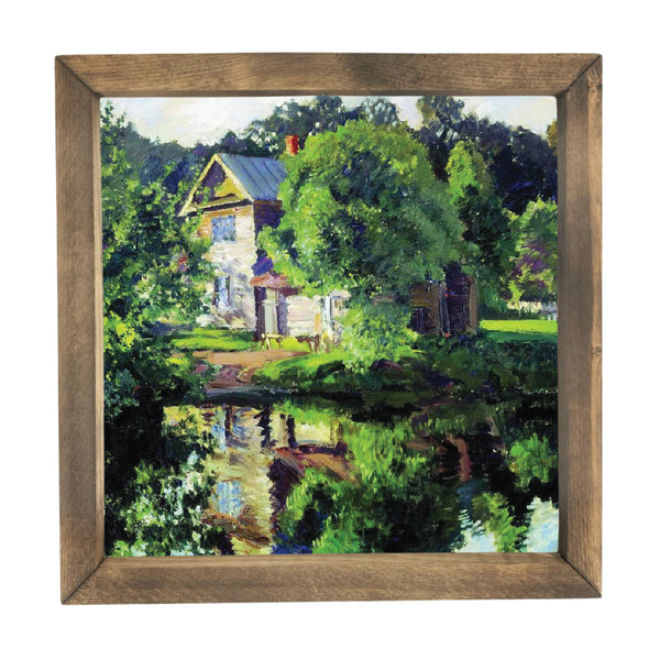 Cottage on the Water <br>Framed Art