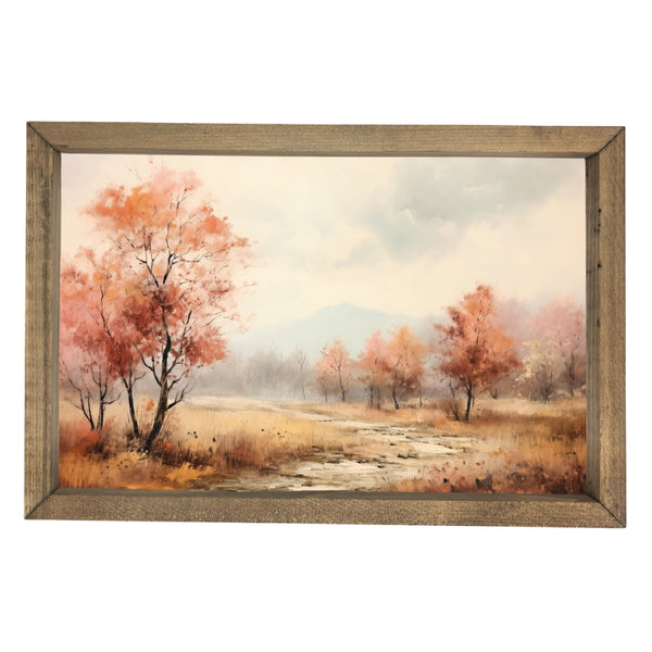 An Autumn Path <br>Framed Art