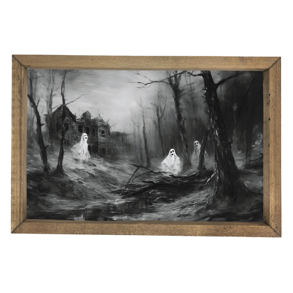 Hiding Ghosts <br>Framed Art
