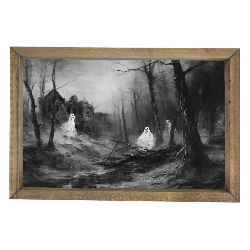 Hiding Ghosts <br>Framed Art