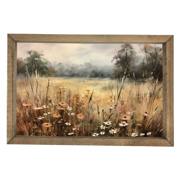 Fall Fields <br>Framed Art
