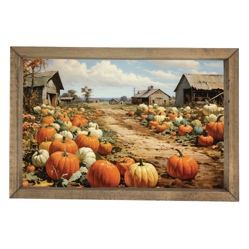Walk Through the Pumpkin Patch <br>Framed Art