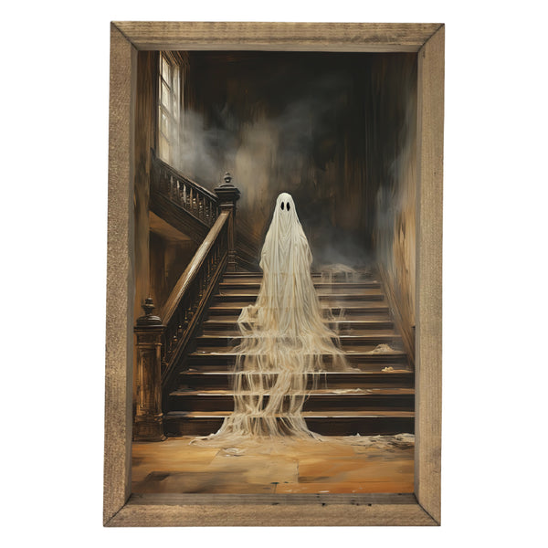 Ghostly Stairs <br>Framed Art