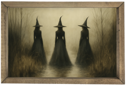 Three Witches in Forest