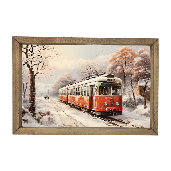 The Winter Train <br>Framed Art
