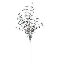 Black Glitter Eucalyptus Spray
