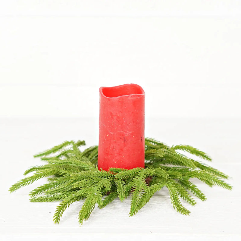 3.5" Soft Touch Norfolk Pine Ring Wreath