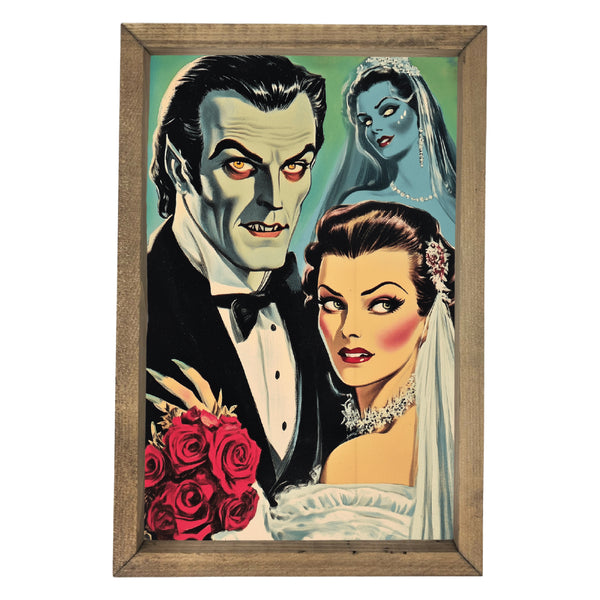 Dracula and His Bride <br>Framed Art