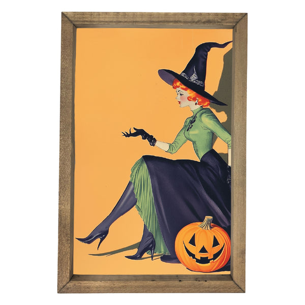 Witchy Silhouette <br>Framed Art