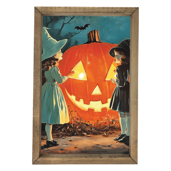 Giant Jack O Lantern <br>Framed Art
