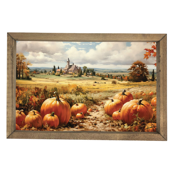 Pumpkin Path <br>Framed Art (Copy)
