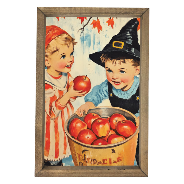 Apple Picking <br>Framed Art