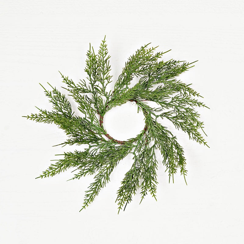 3.5" Soft Touch Cedar Pine Ring Wreath