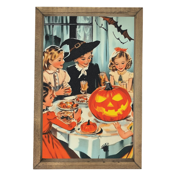 A Halloween Feast <br>Framed Art