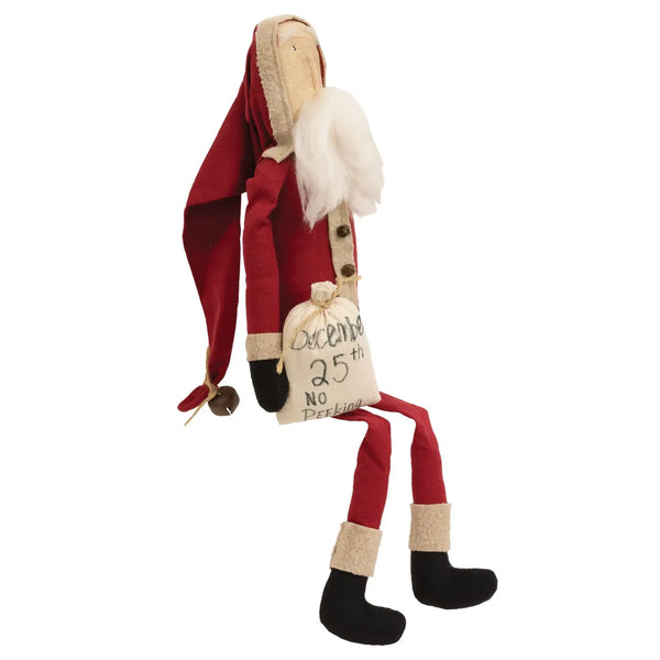 No Peeking Santa Doll