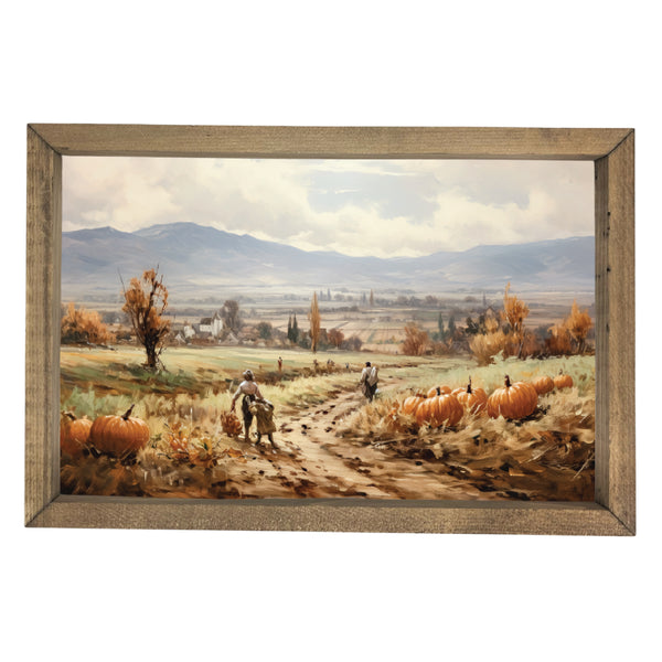 A Fall Walk <br>Framed Art