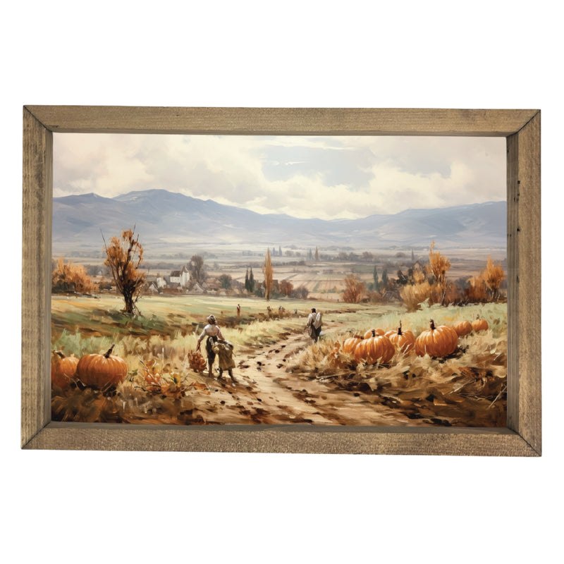 A Fall Walk <br>Framed Art