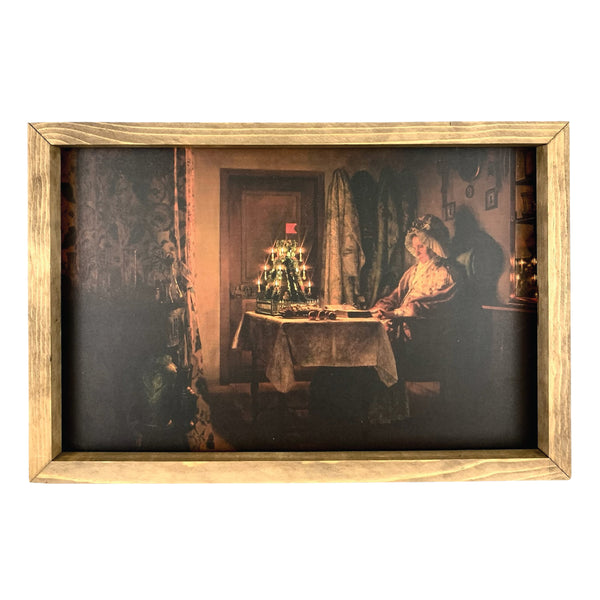 Christmas at the Table <br>Framed Print