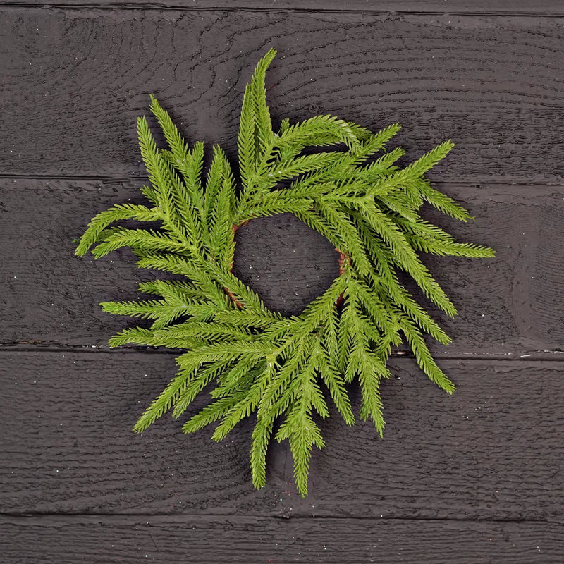 3.5" Soft Touch Norfolk Pine Ring Wreath