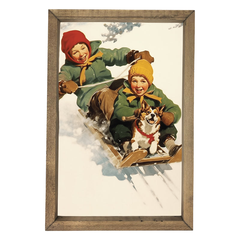 Downhill Adventure <br>Framed Art