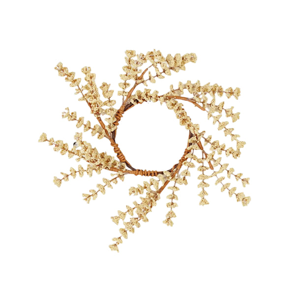 Beige Millet Berry Wreath