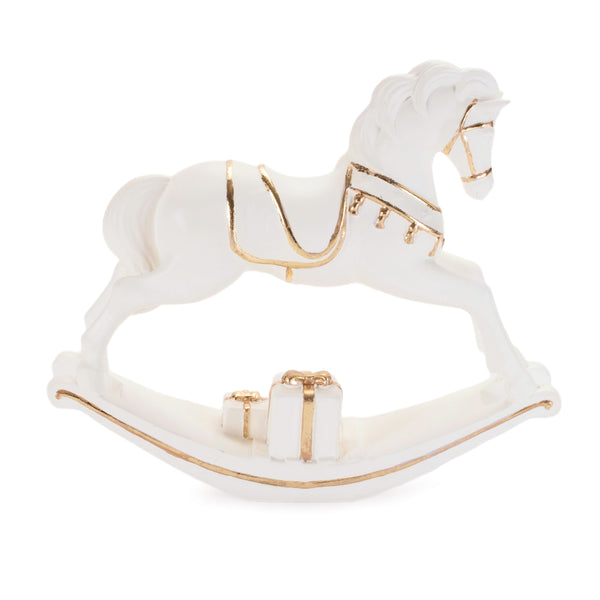 Rocking Horse 8.25"L x 7.25"H Resin