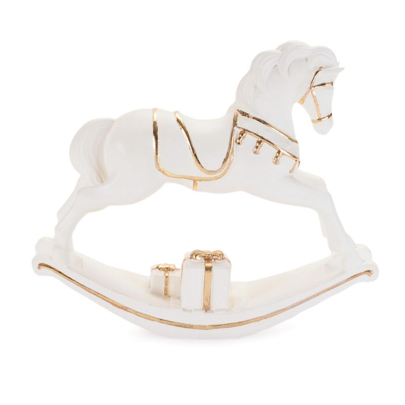 Rocking Horse 8.25"L x 7.25"H Resin