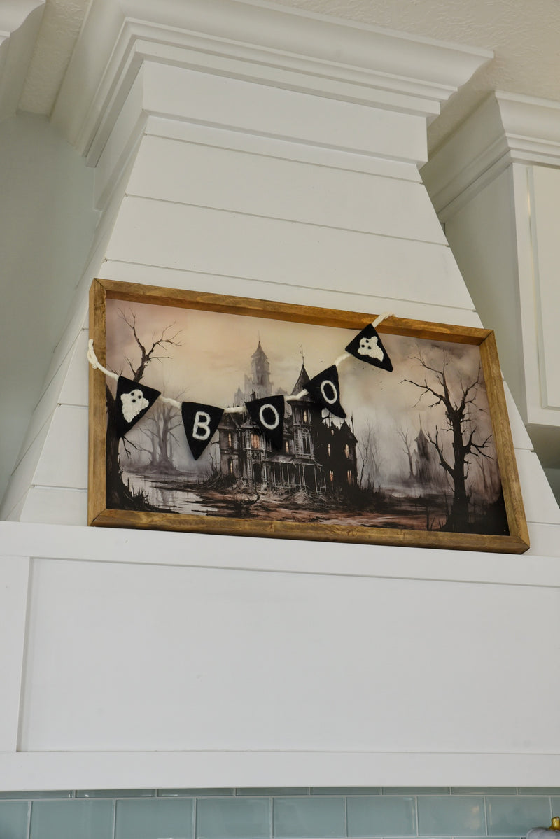 Mini Boo Felt Garland