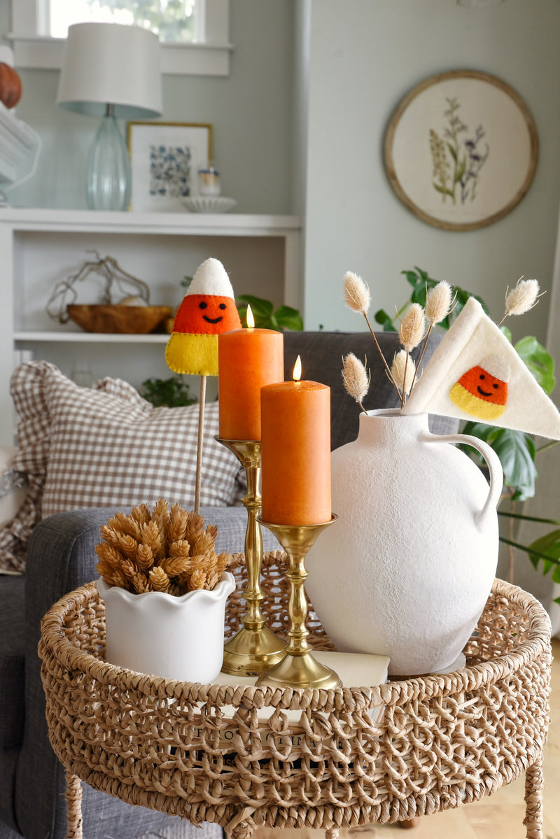Candy Corn Felt Stick