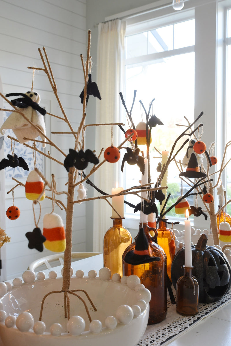 Candy Corn Felt Ornaments