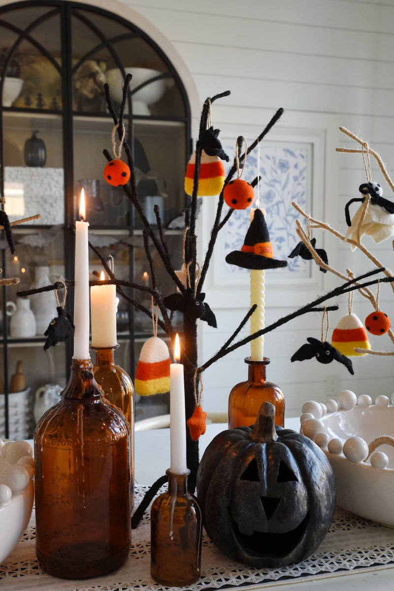 Candy Corn Felt Ornaments