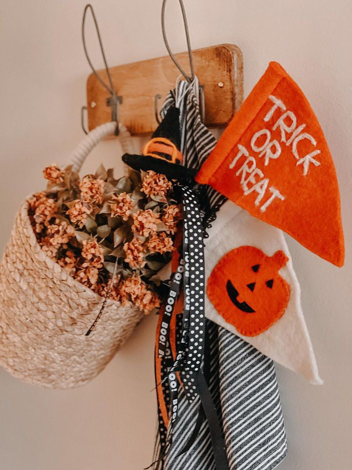 Jackolantern Felt Flag