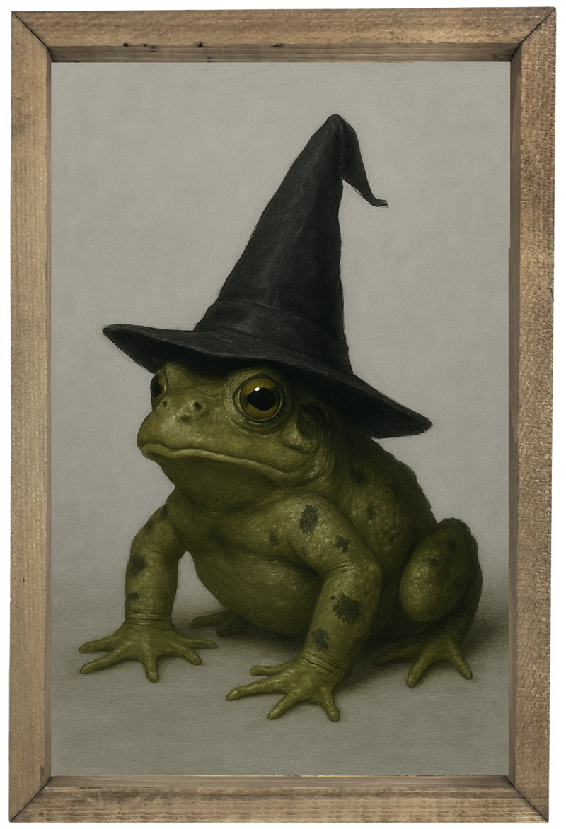 Toad with Witch Hat