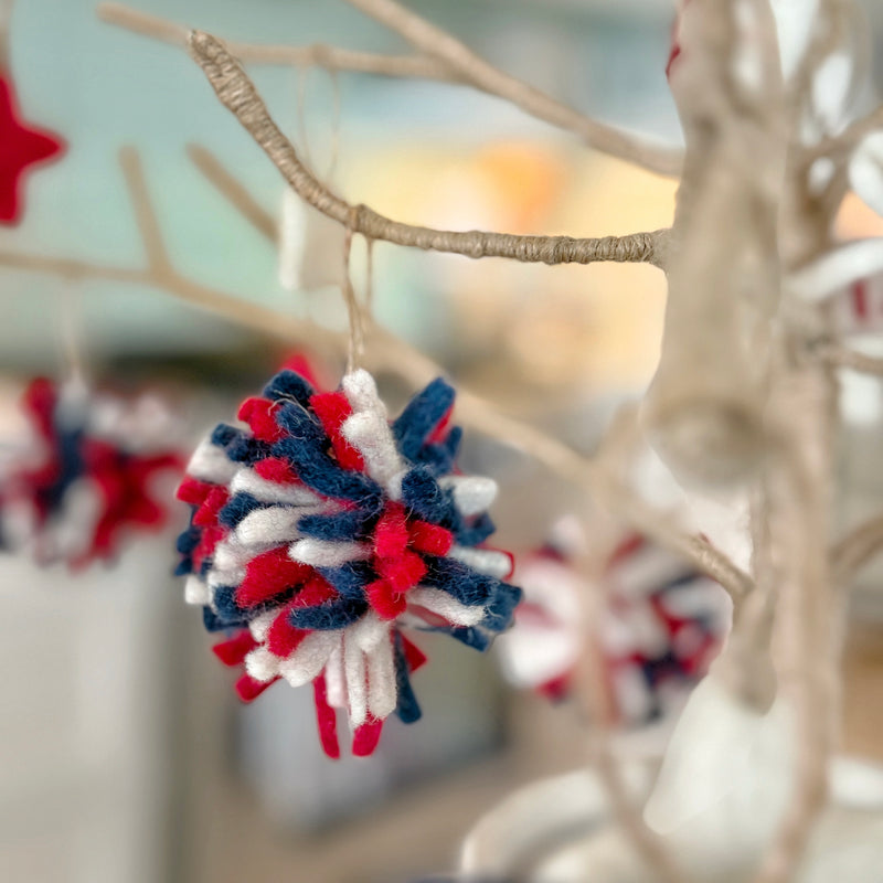 Patriotic Burst Ornaments