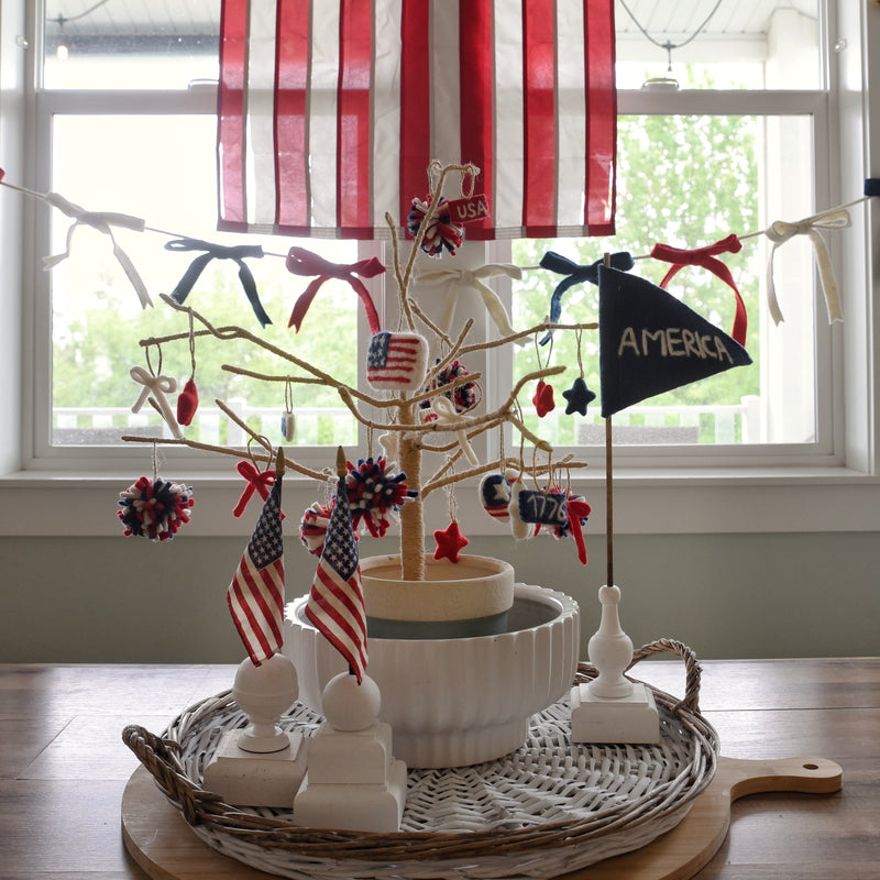 Patriotic Burst Ornaments