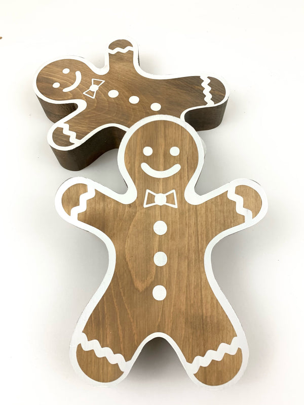 Gingerbread Man Wood Shape