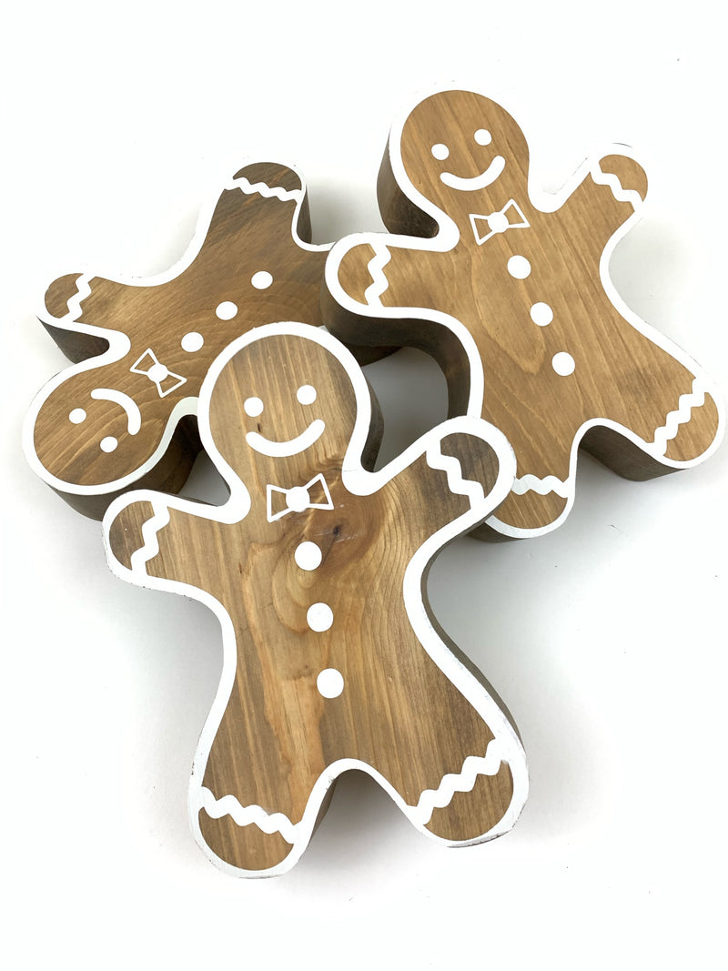 Gingerbread Man Wood Shape